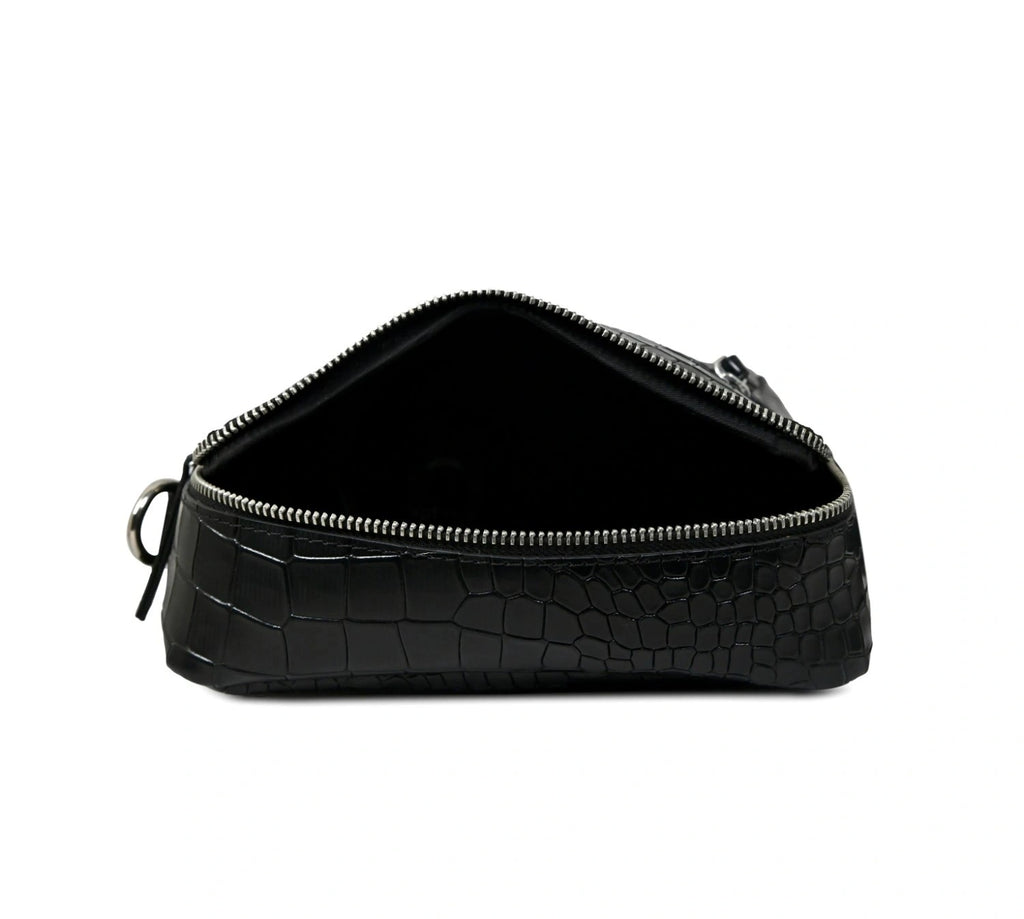 Charcoal Men Cross-body Leather Bag