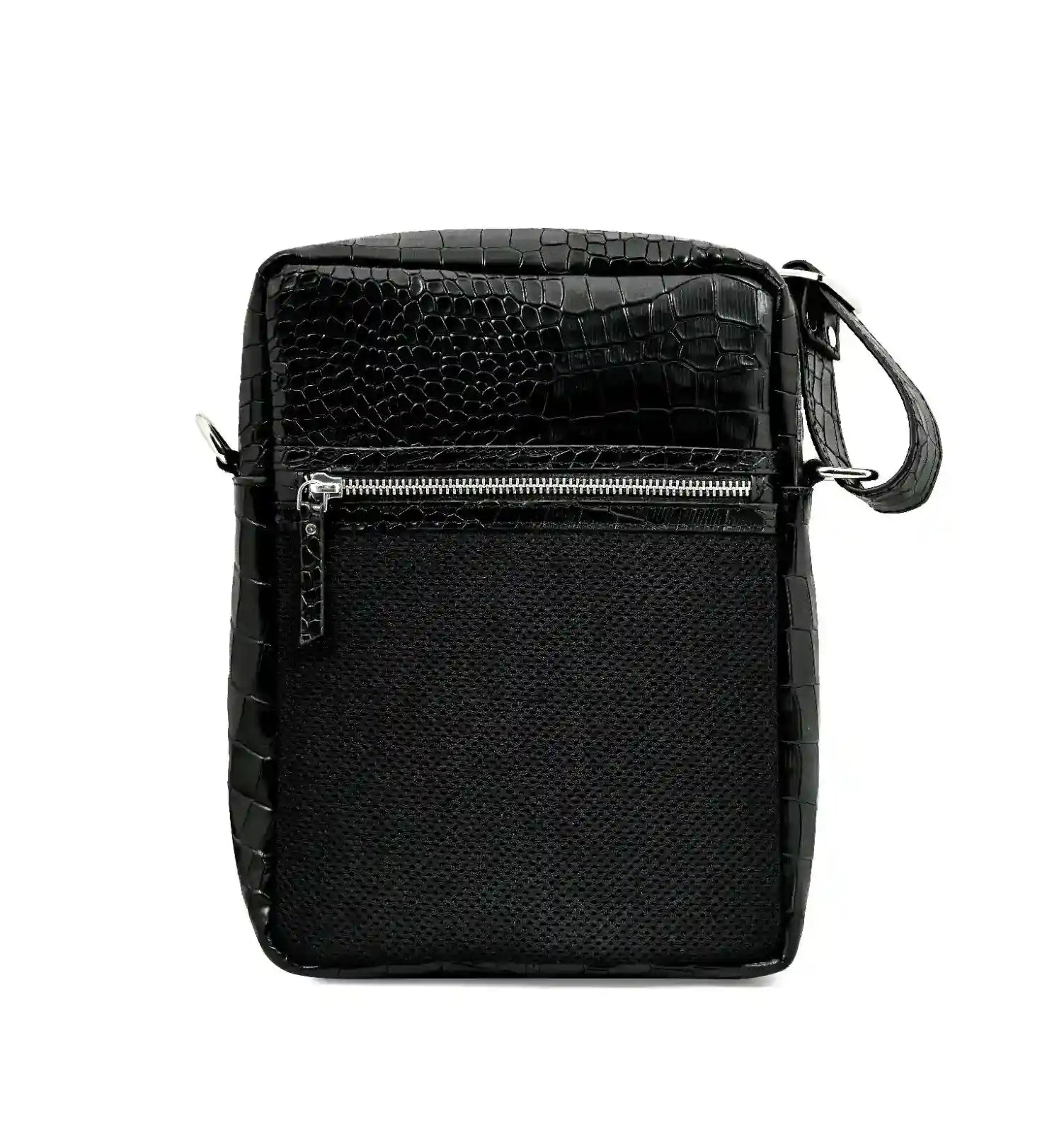 Charcoal Men Cross-body Leather Bag