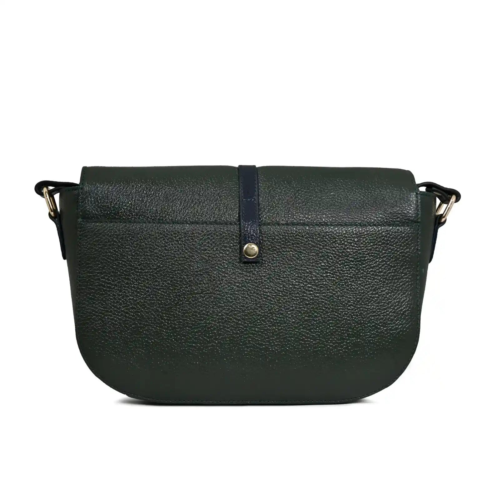 Royal Green Leather Sling Bag