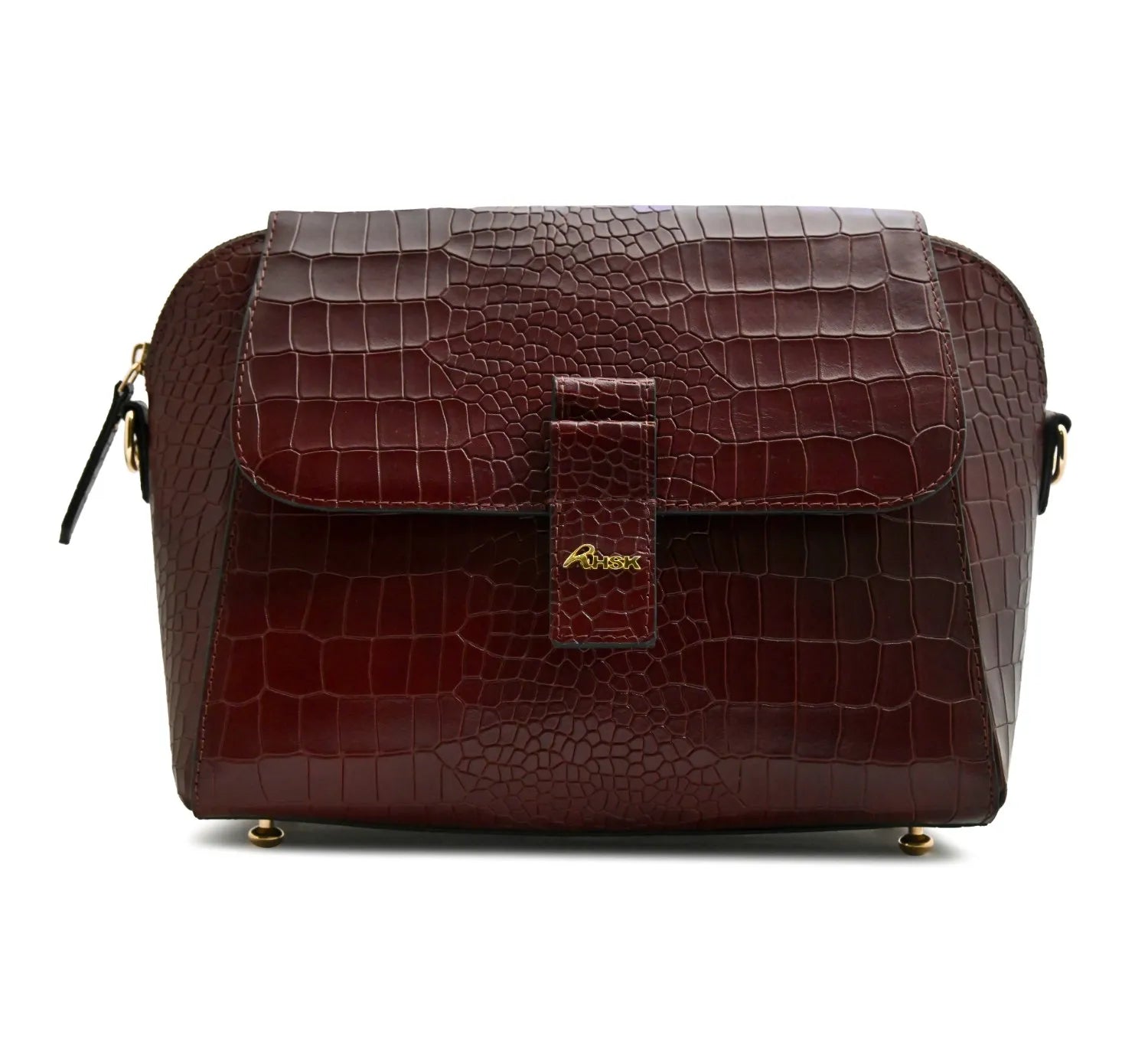 Rosewood Satchel Leather Bag