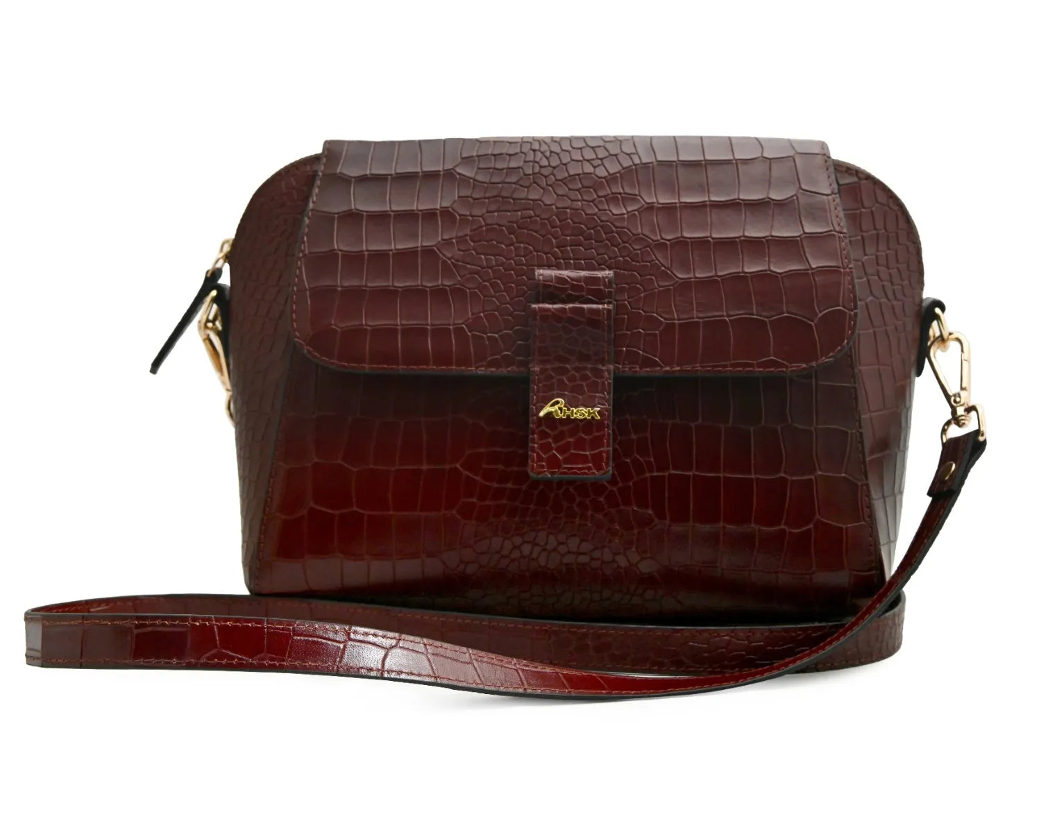 Rosewood Satchel Leather Bag