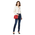 Jade Luxe Satchel_Red