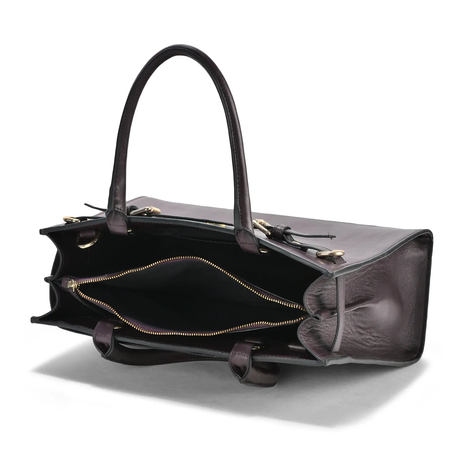 Marsella Grain Brown Leather Tod Bag