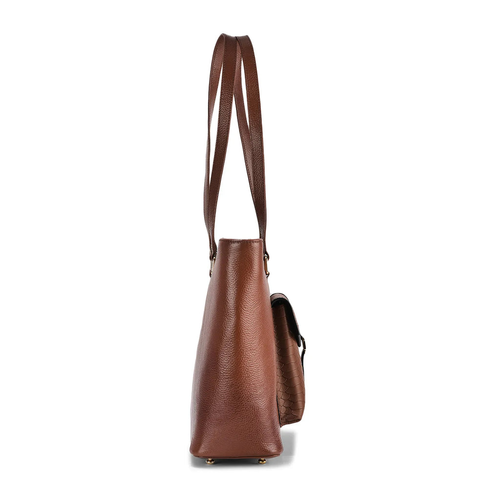 Valentina Croc Leather Handbag