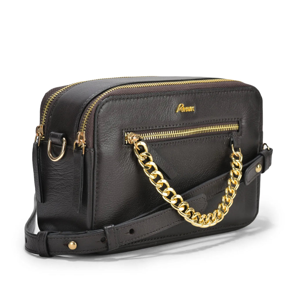 Blanka Cross-Body Leather Bag
