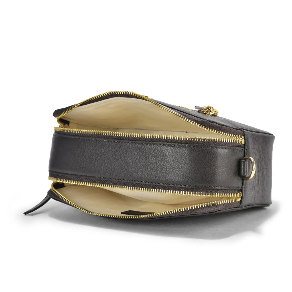 Blanka Cross-Body Leather Bag