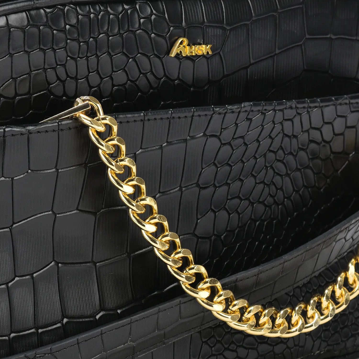 Genius Leather Cross Body Black