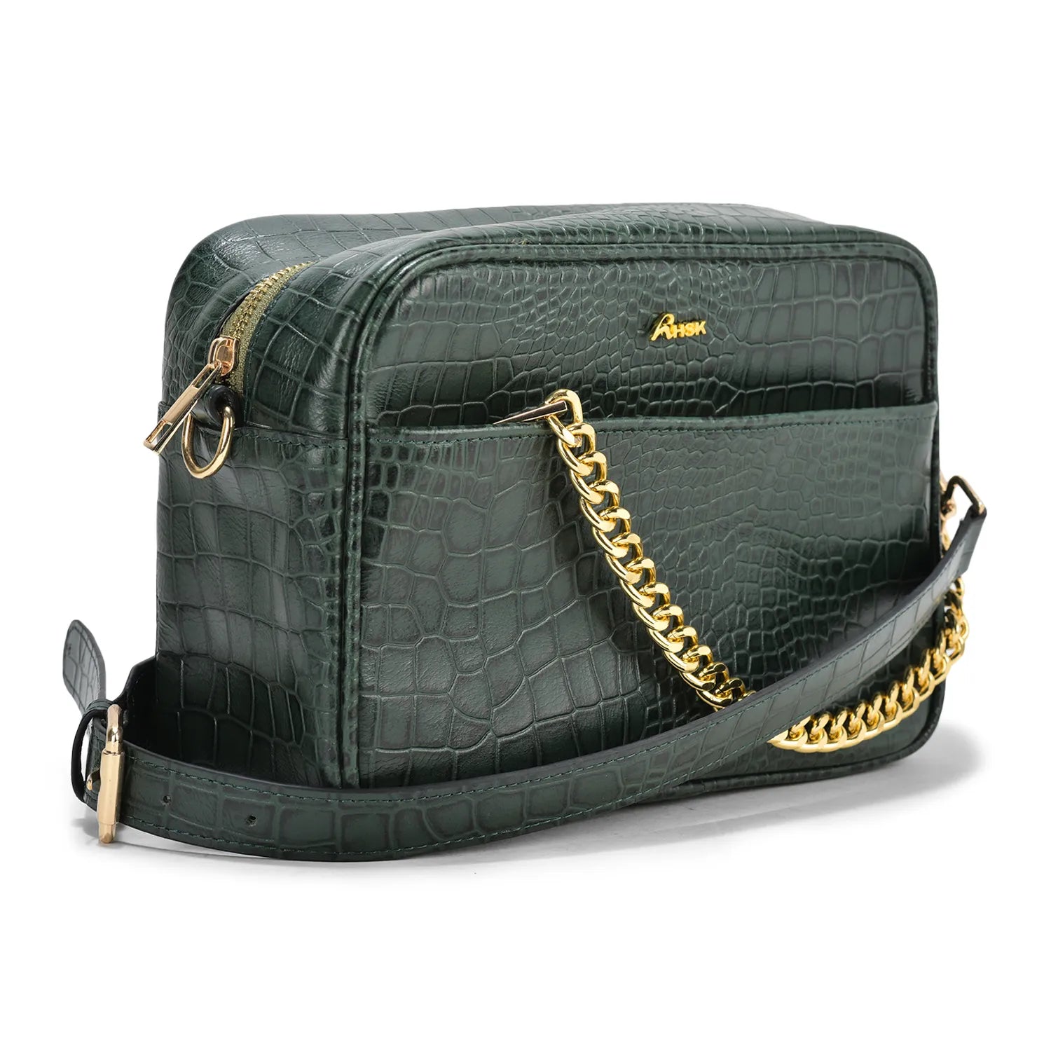 Genius Croc Leather Cross Body