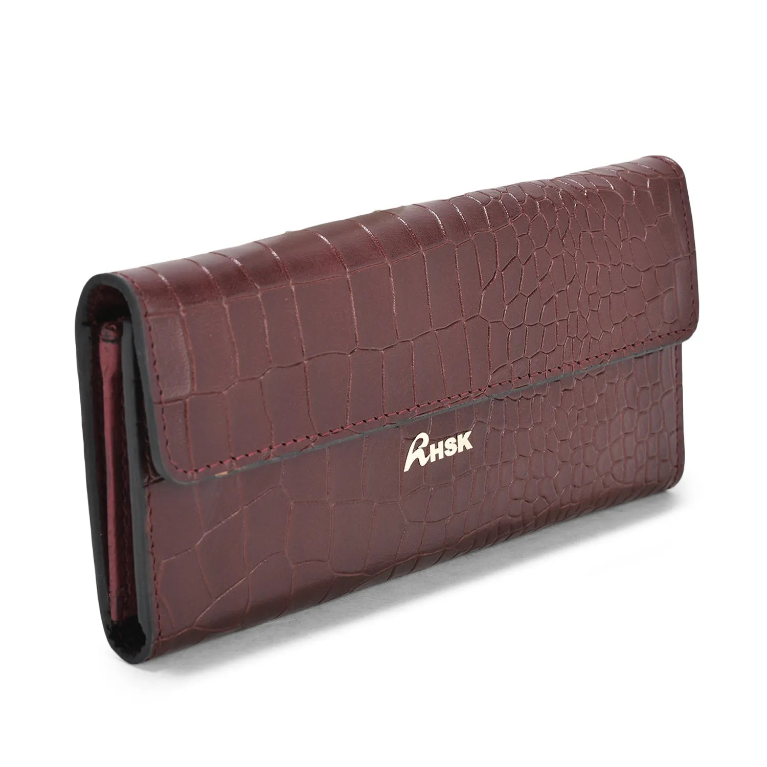 Hardley Croc Leather Wallet
