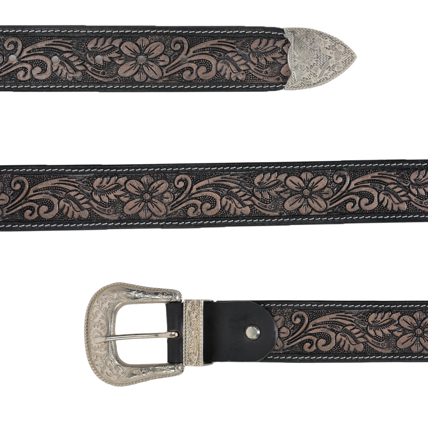 Handmade Unisex Western Genuine Full Grain Leather Belt