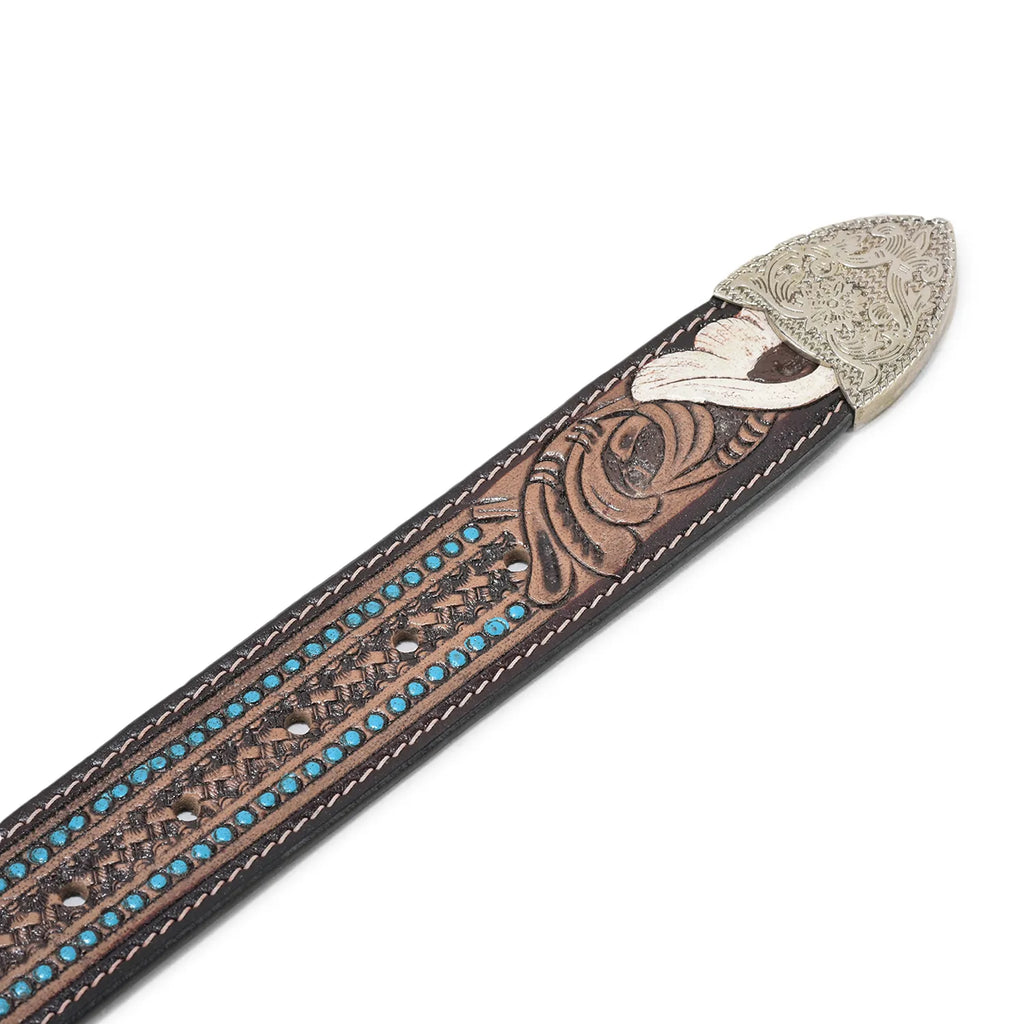 Handmade Western Belt Genuine Full Grain Leather