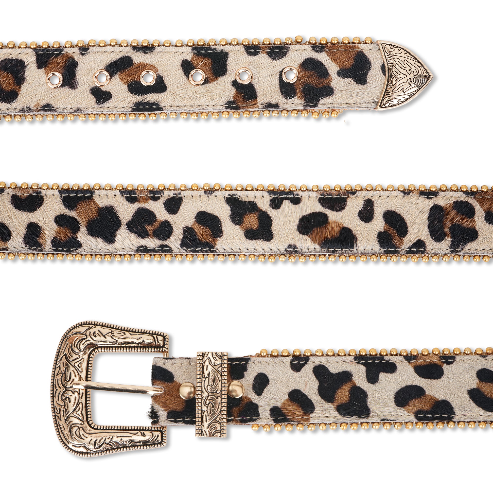Leopard Print Leather Belt for Women – hHSK
