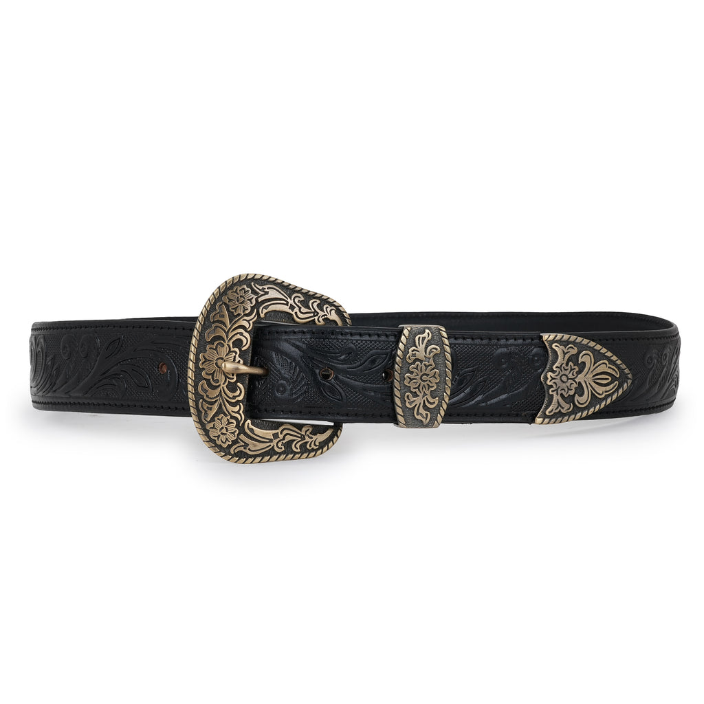 Handmade Unisex Western Belt Genuine Full Grain Leather