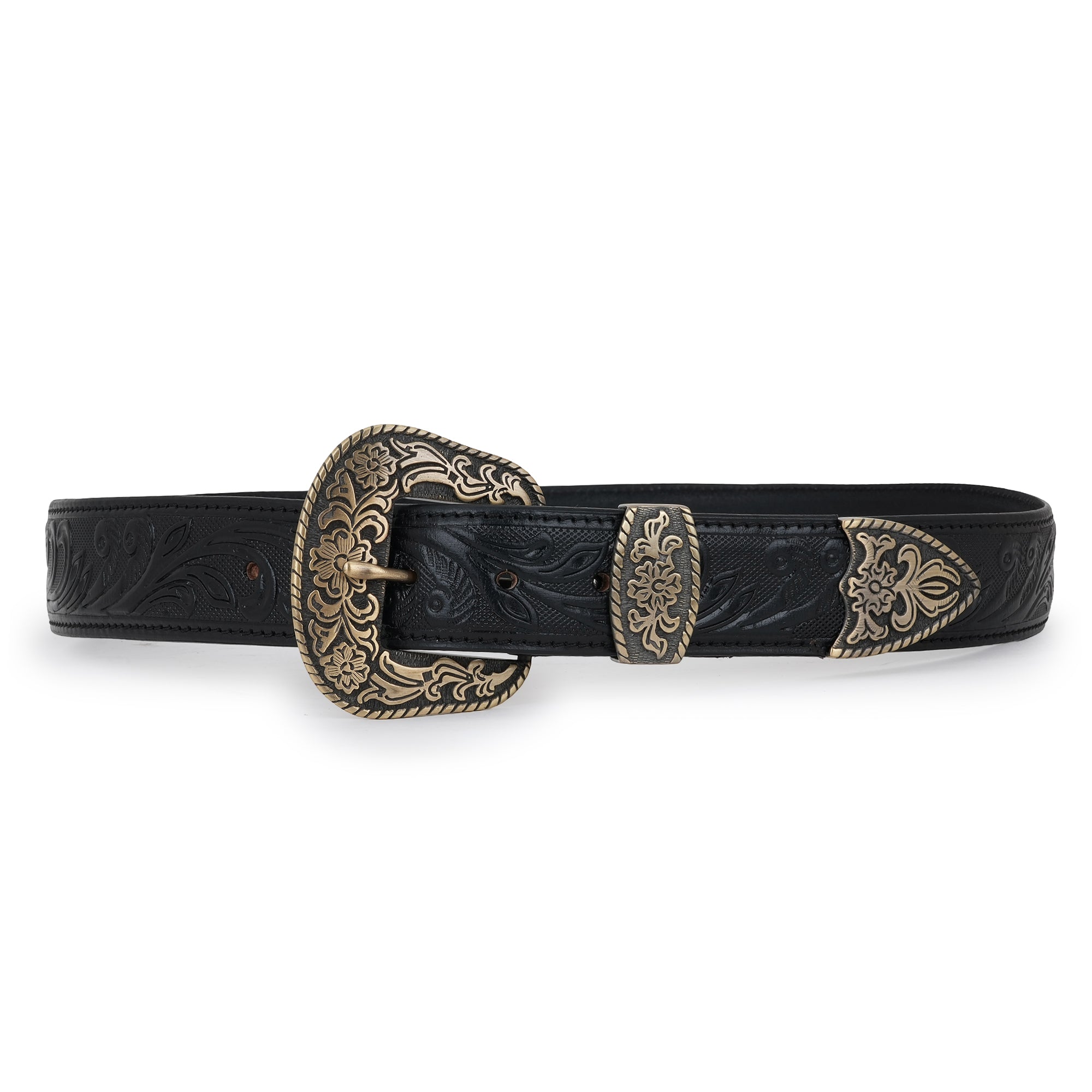 Handmade Unisex Western Belt Genuine Full Grain Leather