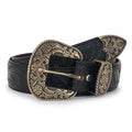 Handmade Unisex Western Belt Genuine Full Grain Leather