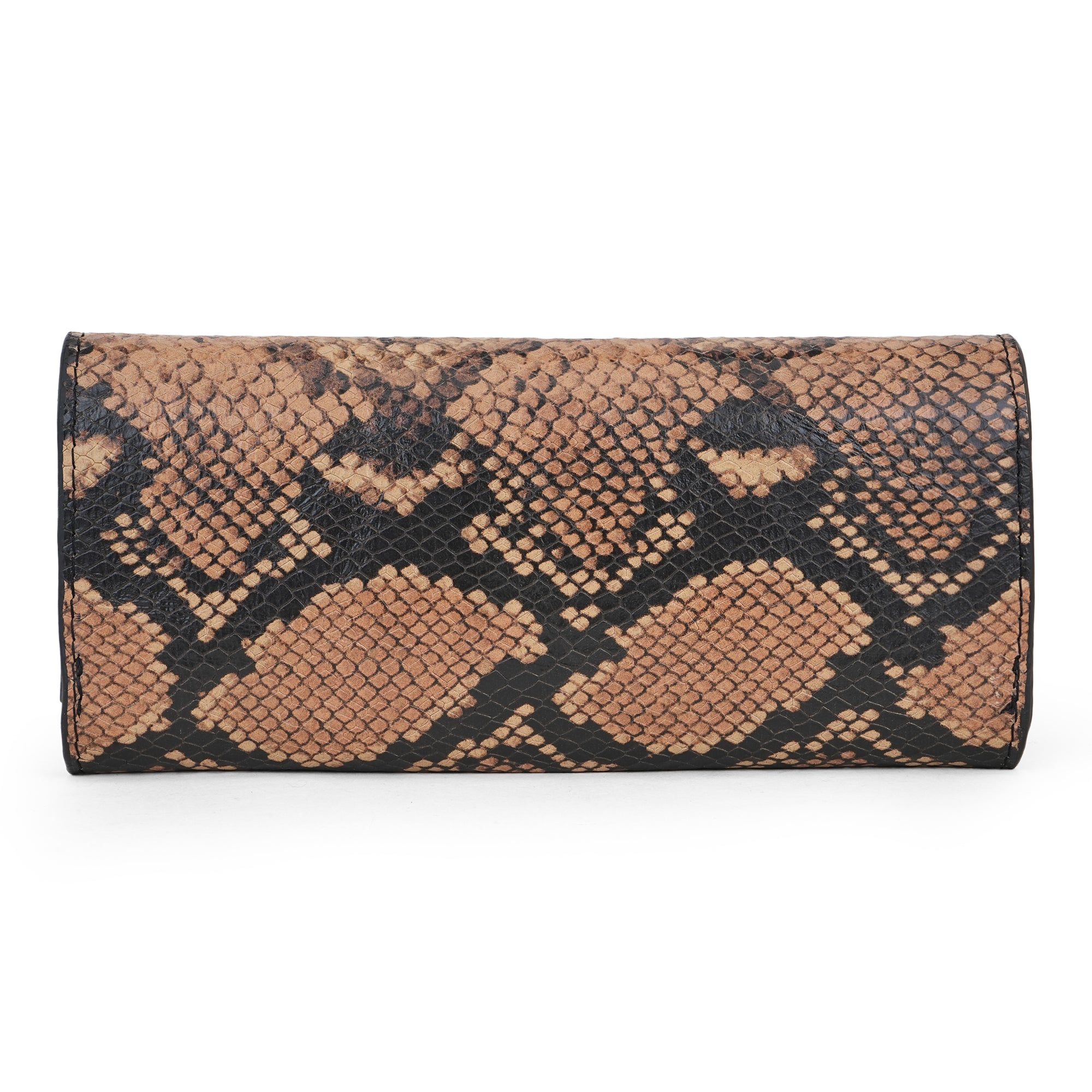 Shadow Python Fold Leather Wallet