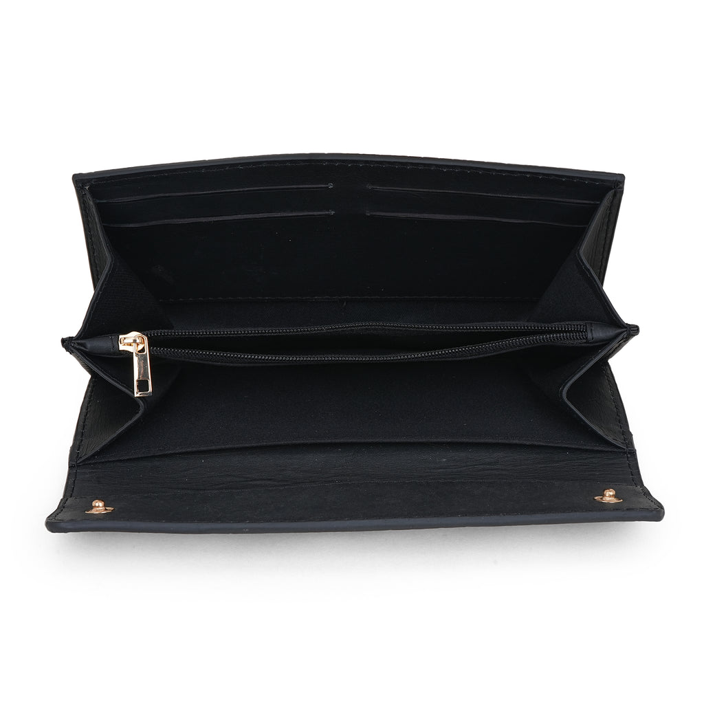 Shadow Python Fold Leather Wallet