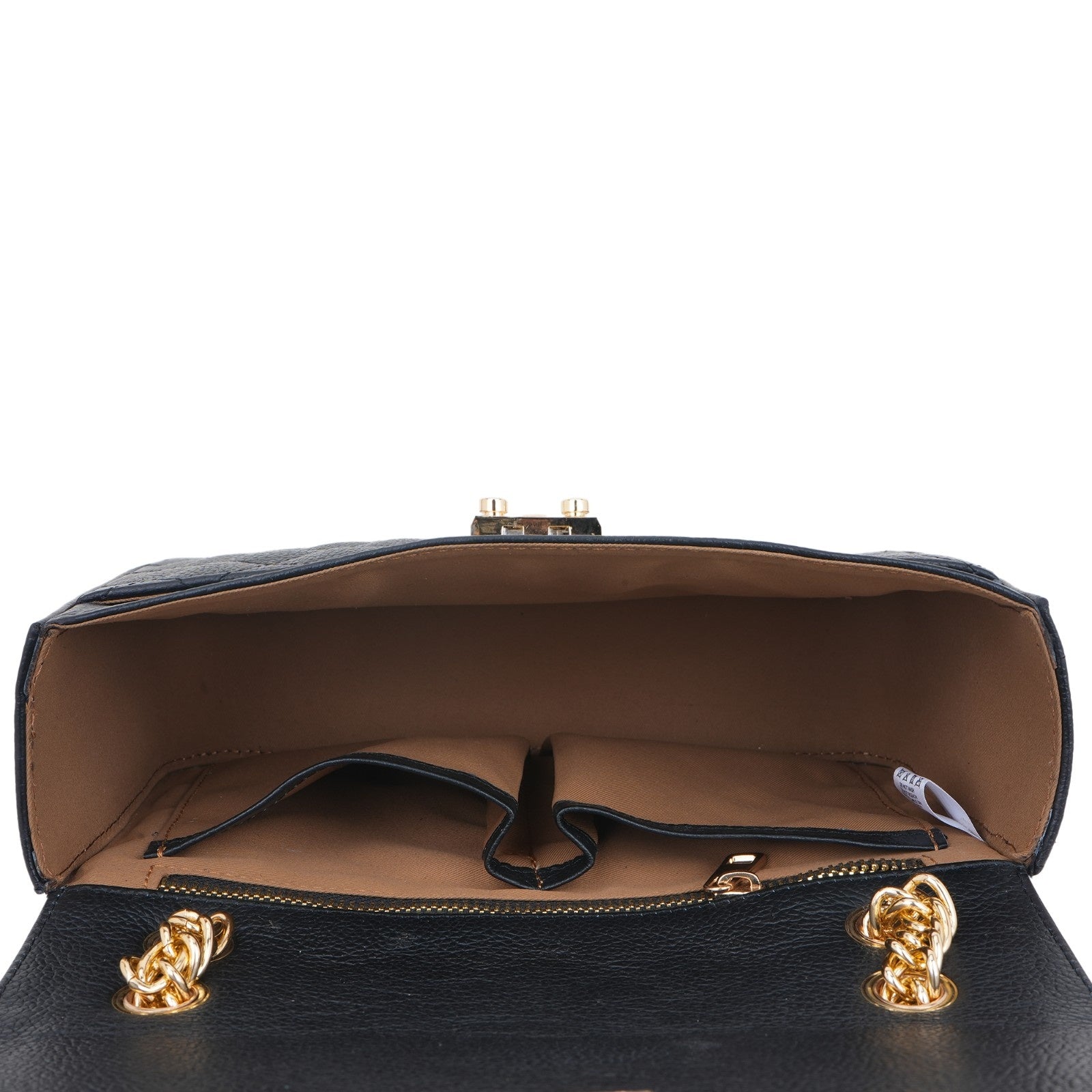 Noir Luxe Quilted Flap Bag – Gold Hardware Edition
