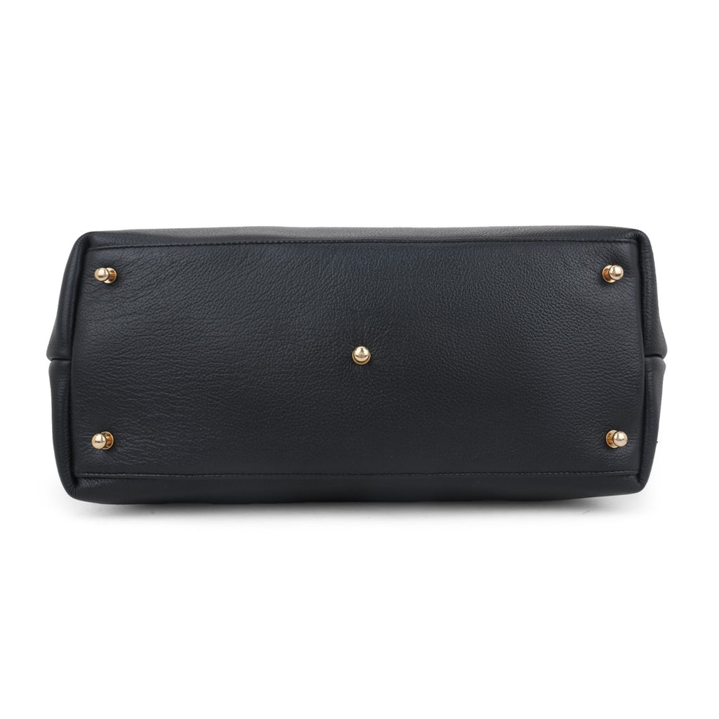 The Meridian Tote | Leather | Black & Brown