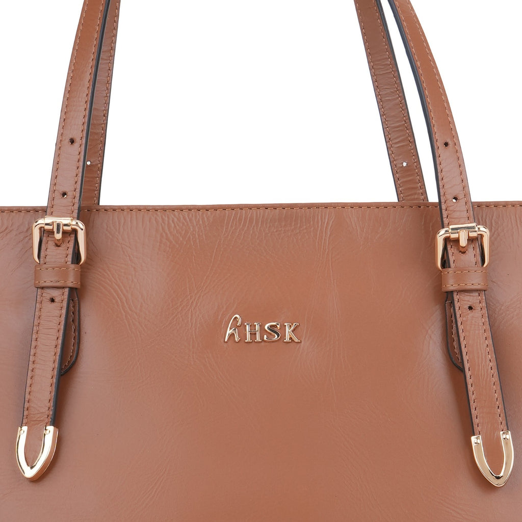 Willow Tan Leather Tote