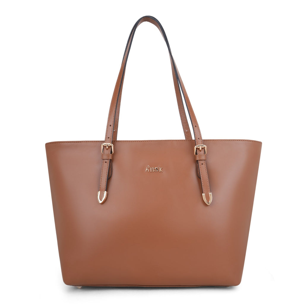 Willow Tan Leather Tote