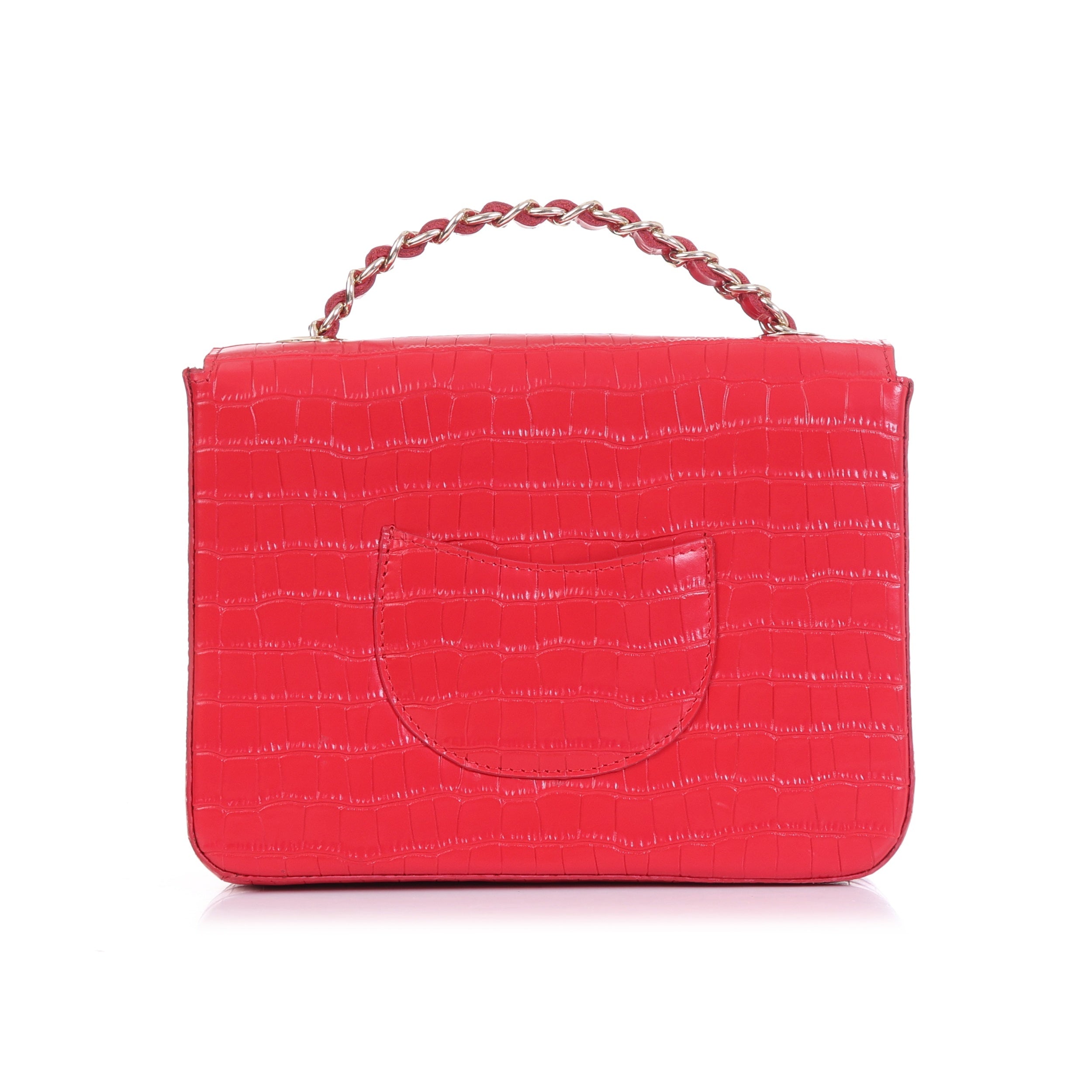 Jade Luxe Satchel_Red