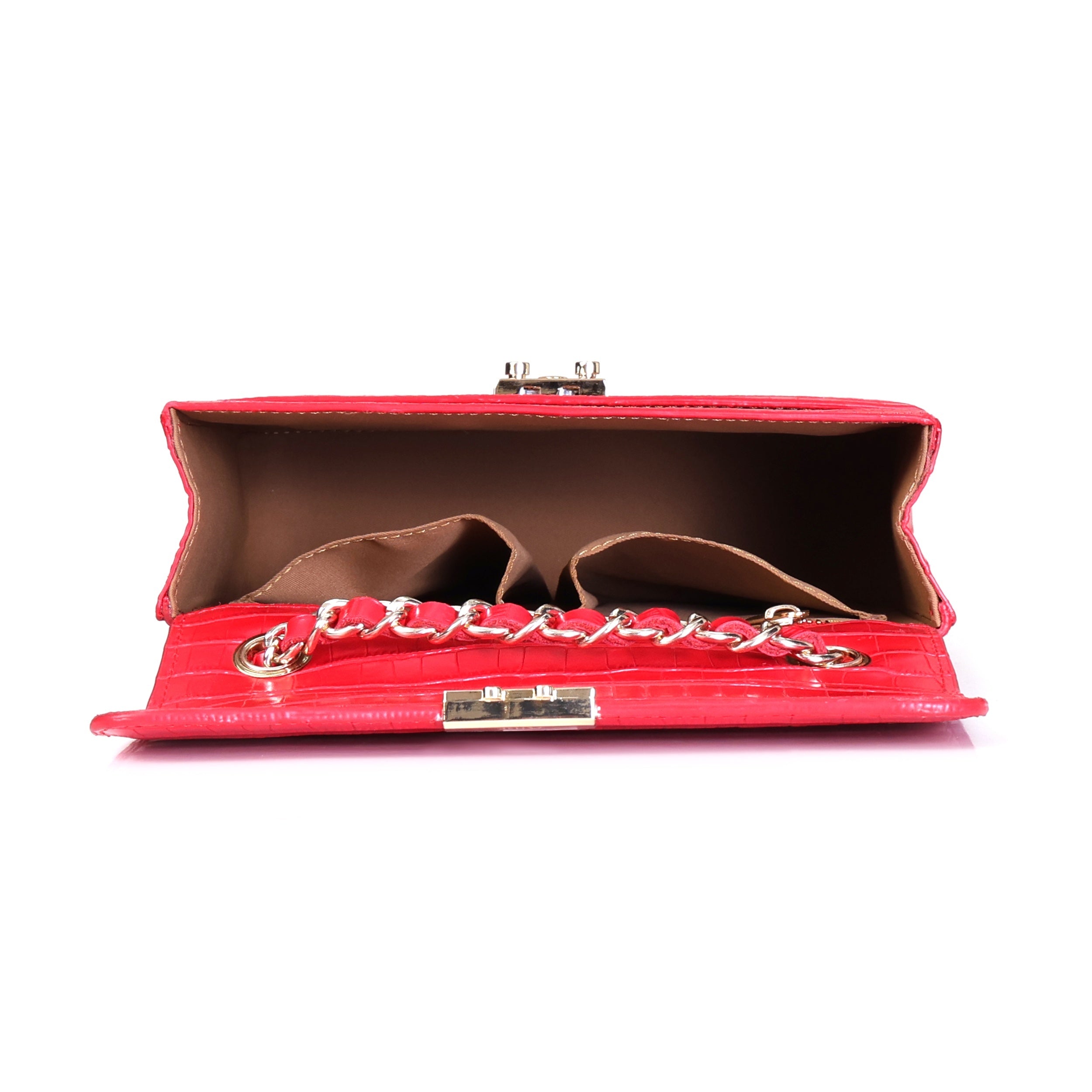Jade Luxe Satchel_Red