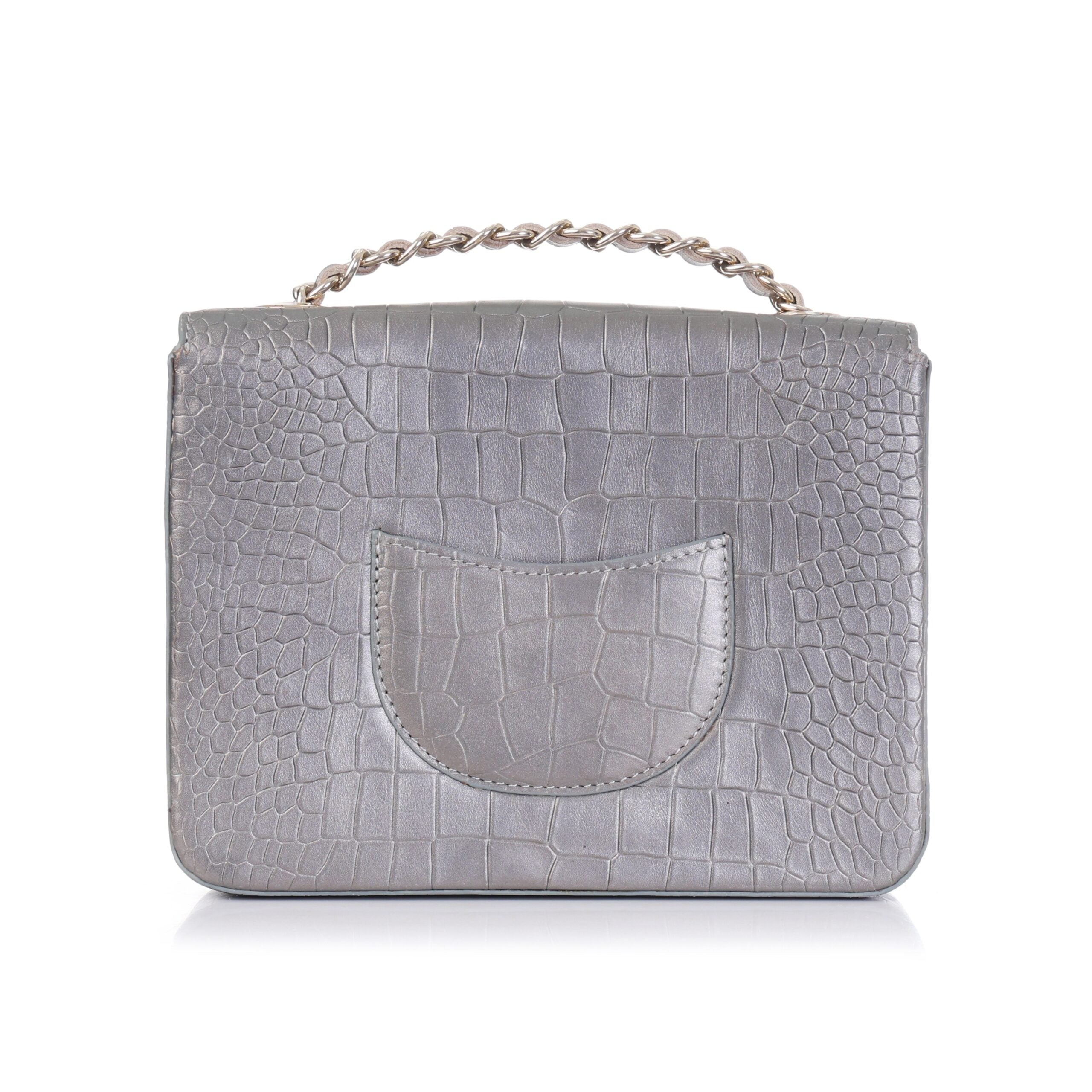 Jade Luxe Satchel_Grey
