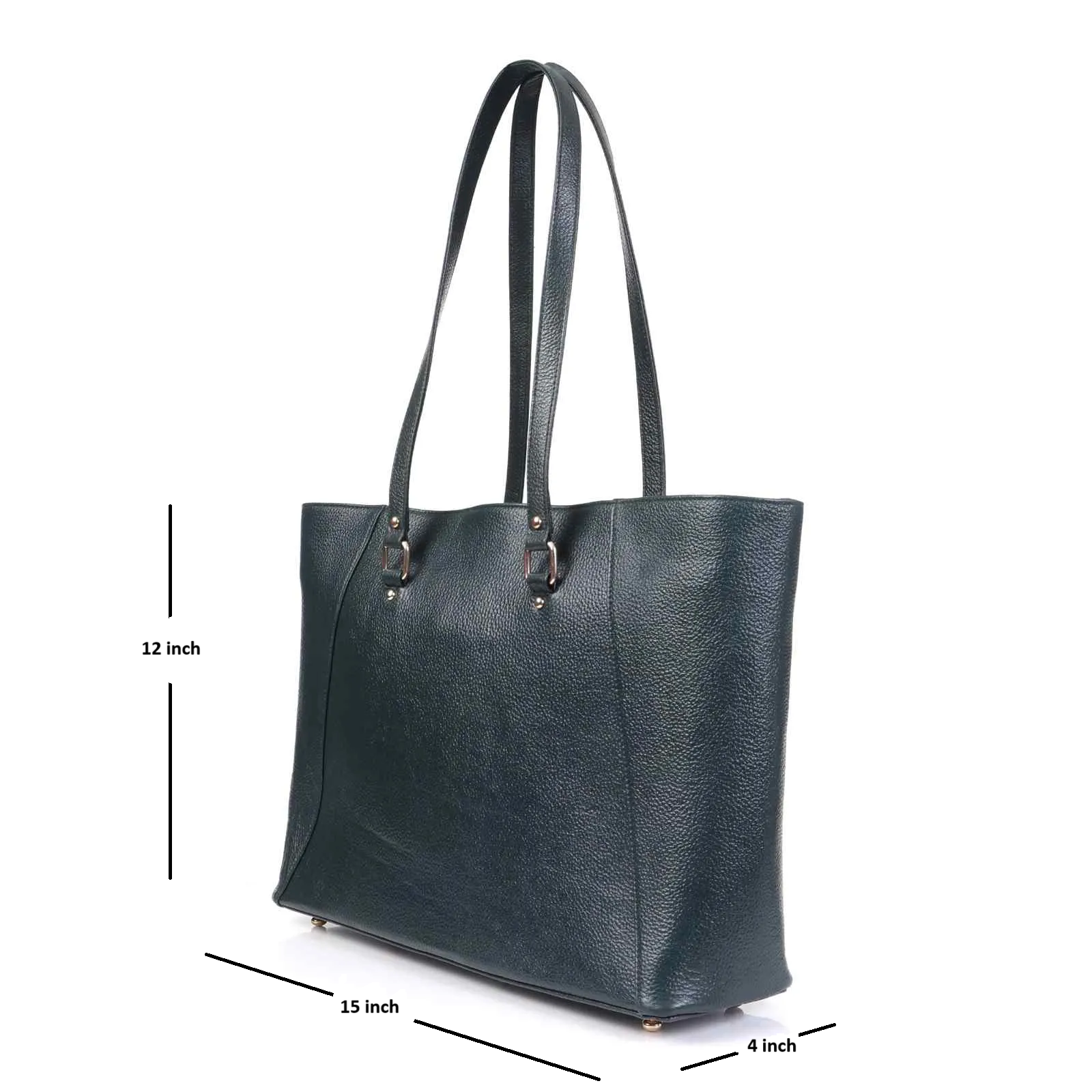 Valentina Croc Green Leather Handbag