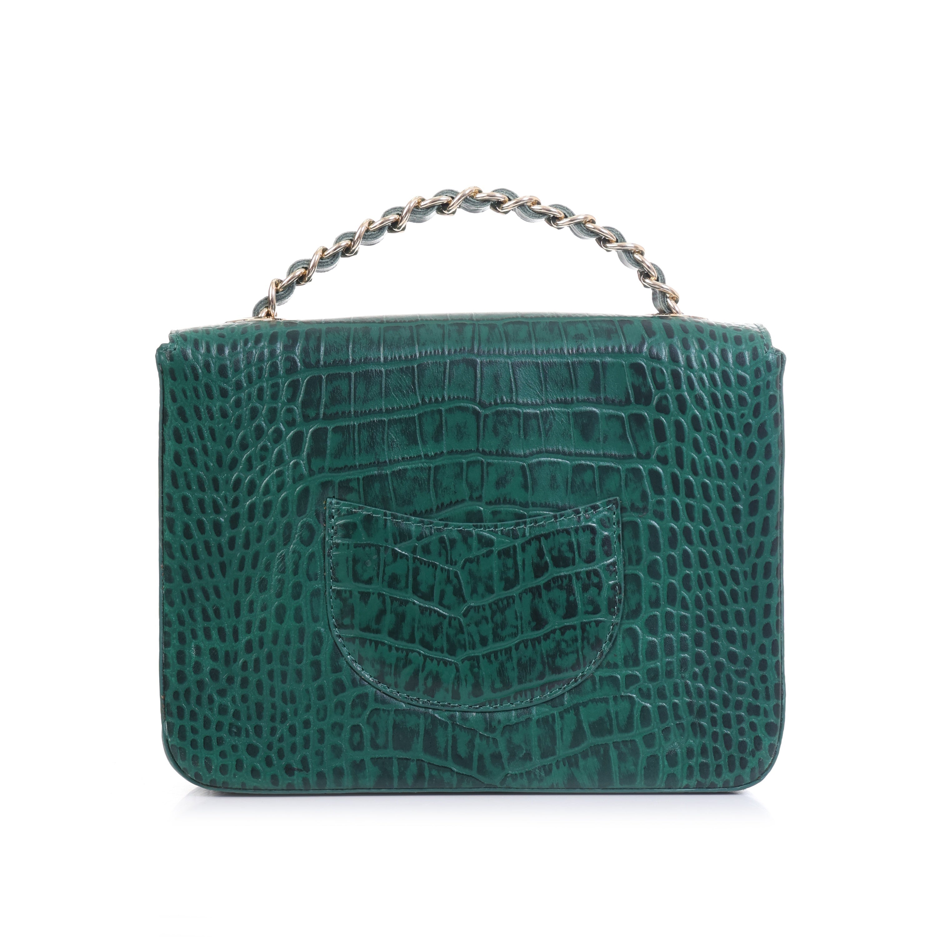 Jade Luxe Satchel_Green