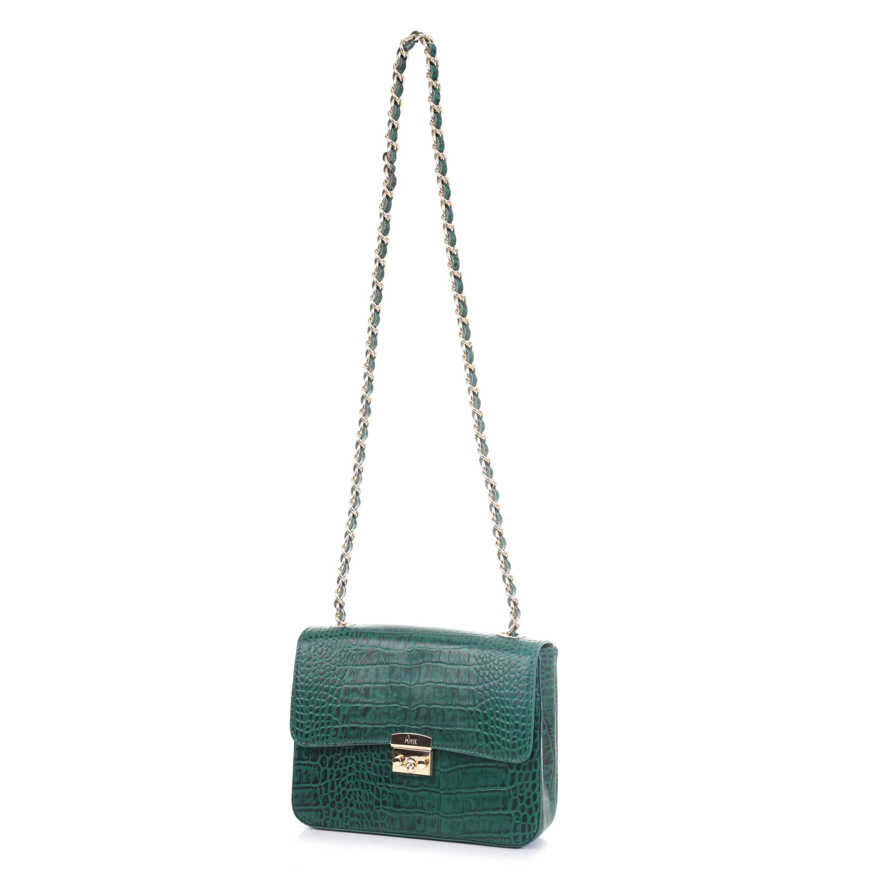 Jade Luxe Satchel_Green