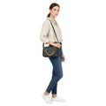 Blanka Cross-Body Leather bag Black