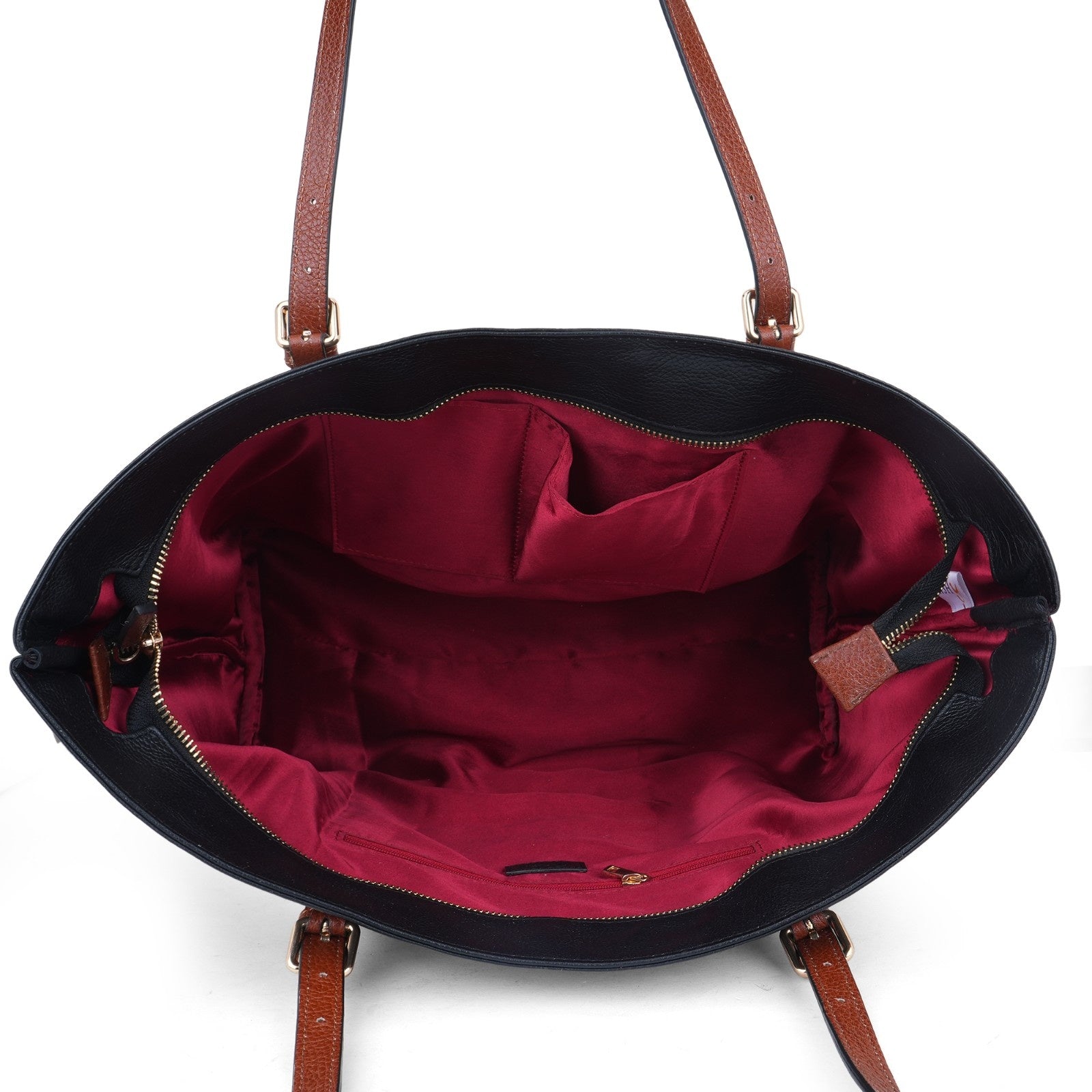 The Meridian Tote | Leather | Black & Brown