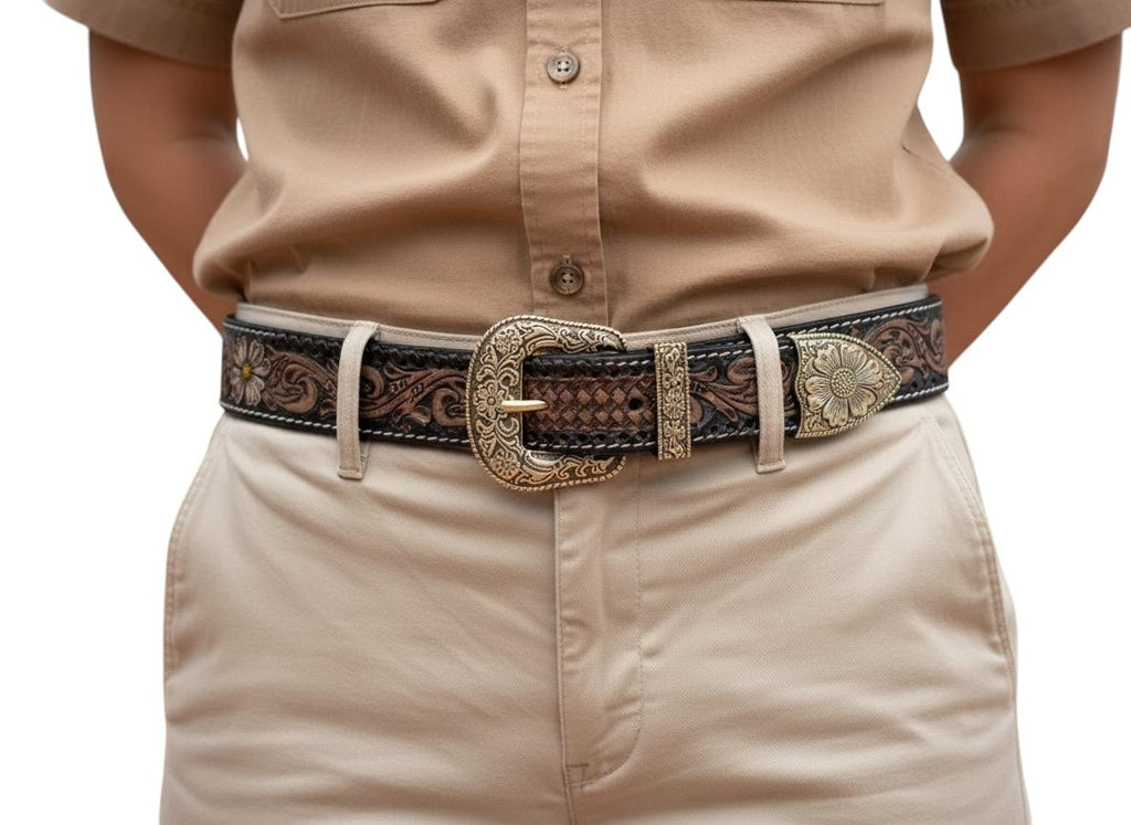 Handmade Unisex Western Belt – Full Grain Leather Belt