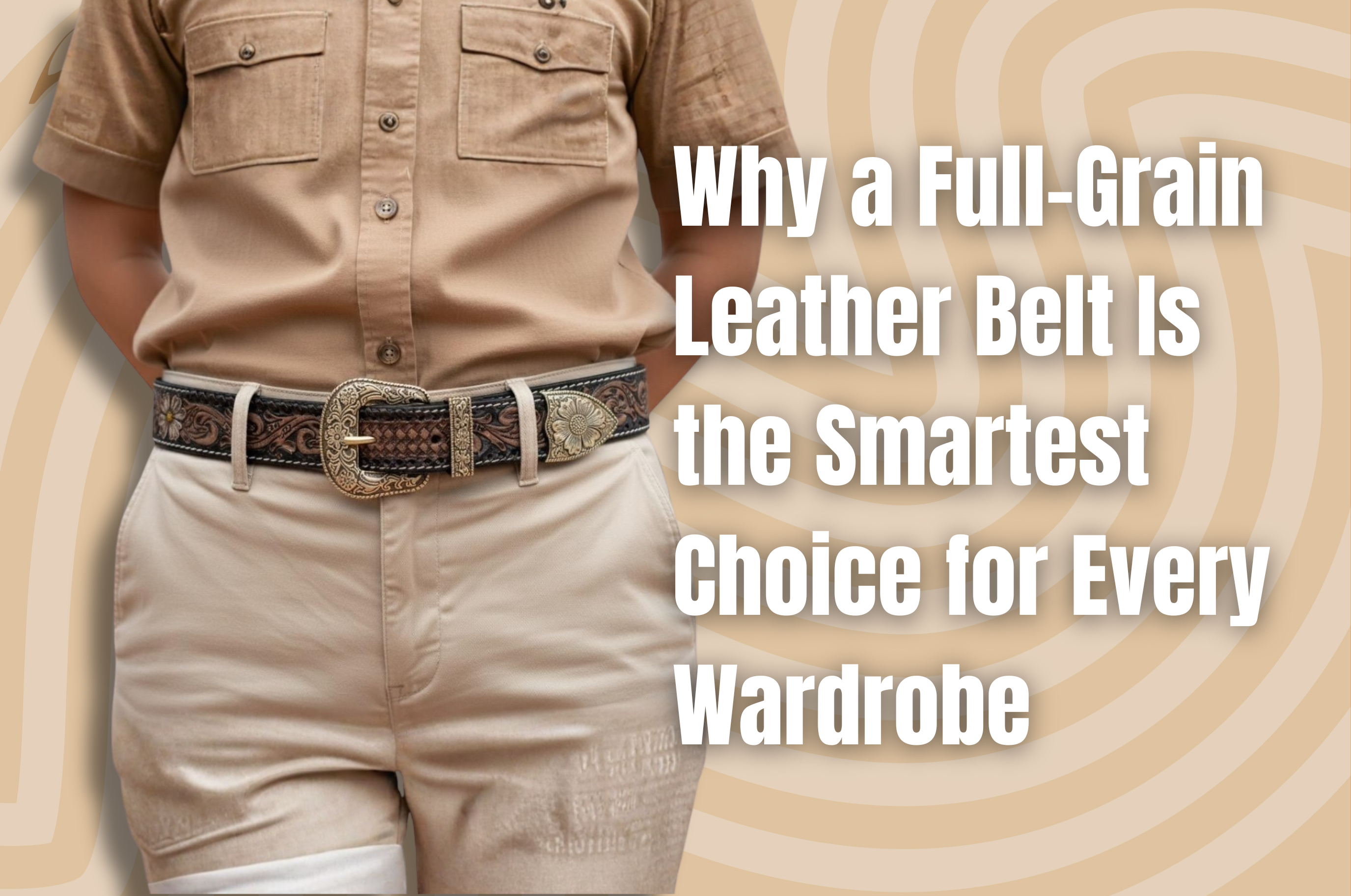 full grain leather belt